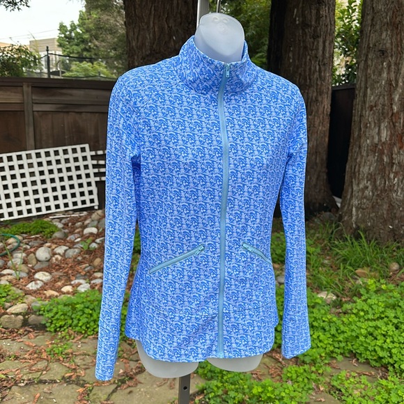 Jude Connally Arden Jacket in Mini Chinoiserie Peri - Picture 2 of 5